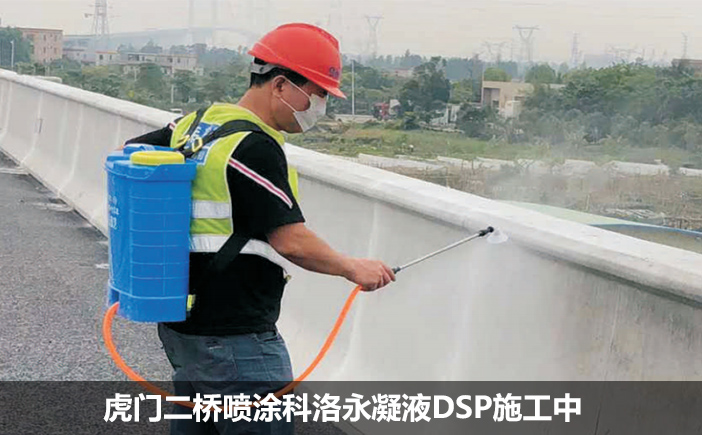 科洛永凝液DPS，為虎門二橋防水添保障